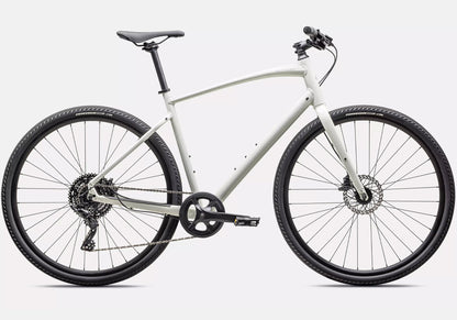 2025 Specialized Sirrus X 2.0 Unisex Gloss Dune White Side View