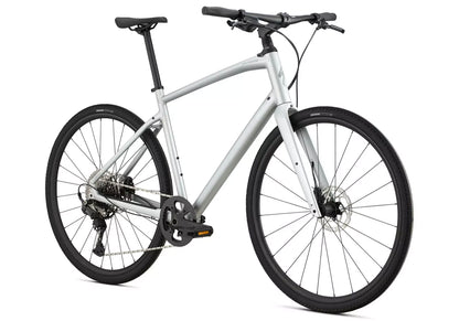 2025 Specialized Sirrus X 4.0 Unisex Satin Silver Dust / Cool Grey Reflective