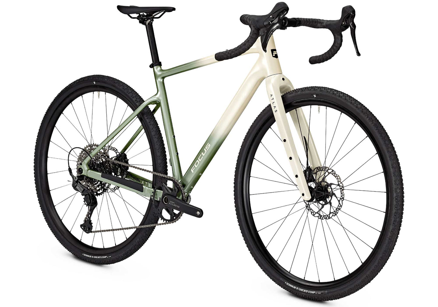 2026 Focus F26 Atlas 6.7 Unisex Gravel/Adventure Bike - Champagne/Mint Grey D690006620,D690006621,D690006622,D690006623,D690006624 image 1