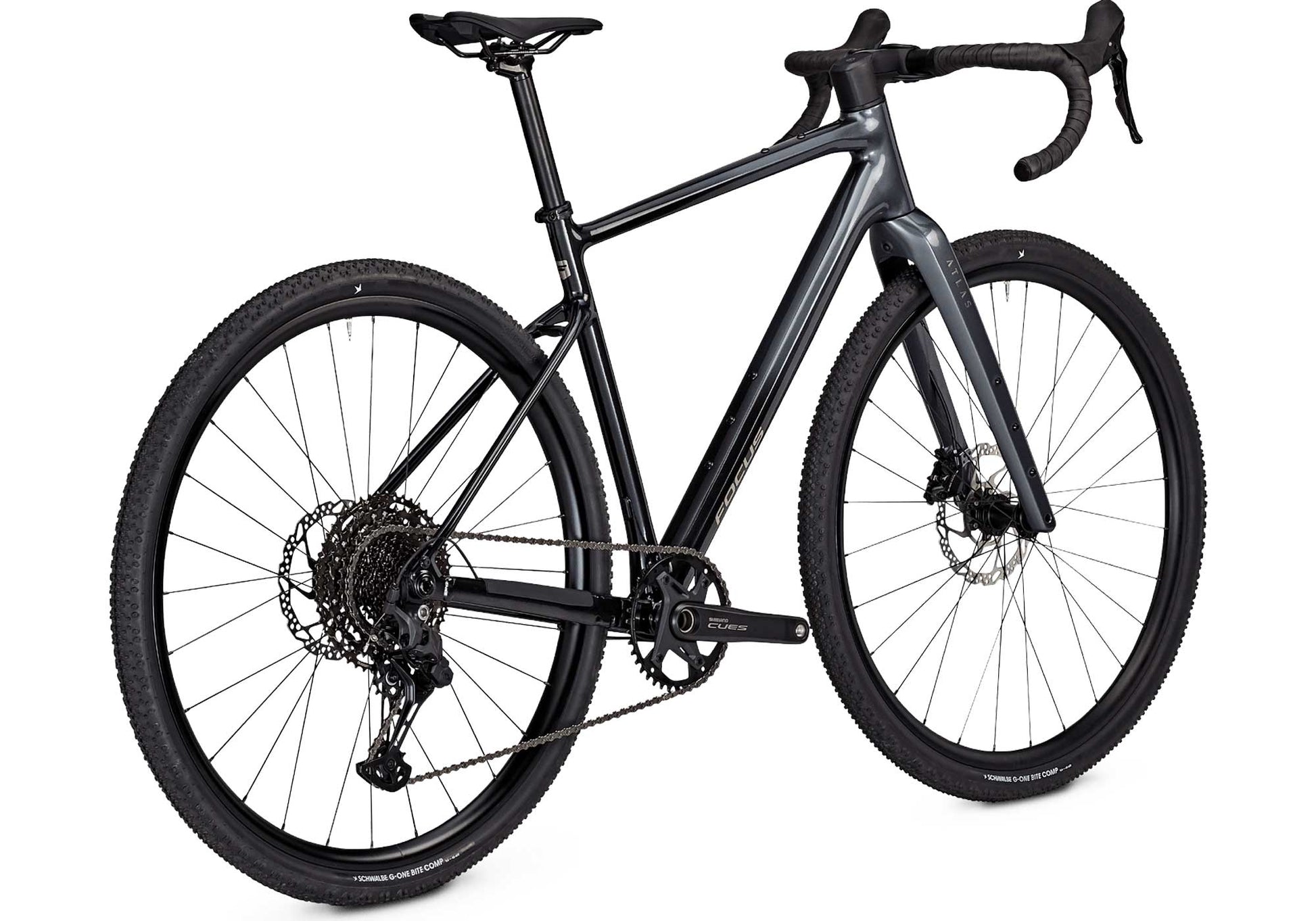 2026 Focus F26 Atlas 6.7 Unisex Gravel/Adventure Bike - Steel Grey/Diamond Black D690006625,D690006626,D690006627,D690006628,D690006629 image 3
