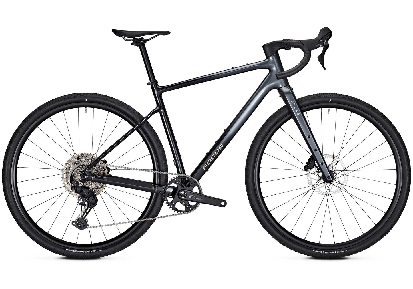 2026 Focus F26 Atlas 6.7 Unisex Gravel/Adventure Bike - Steel Grey/Diamond Black D690006625,D690006626,D690006627,D690006628,D690006629 image 2