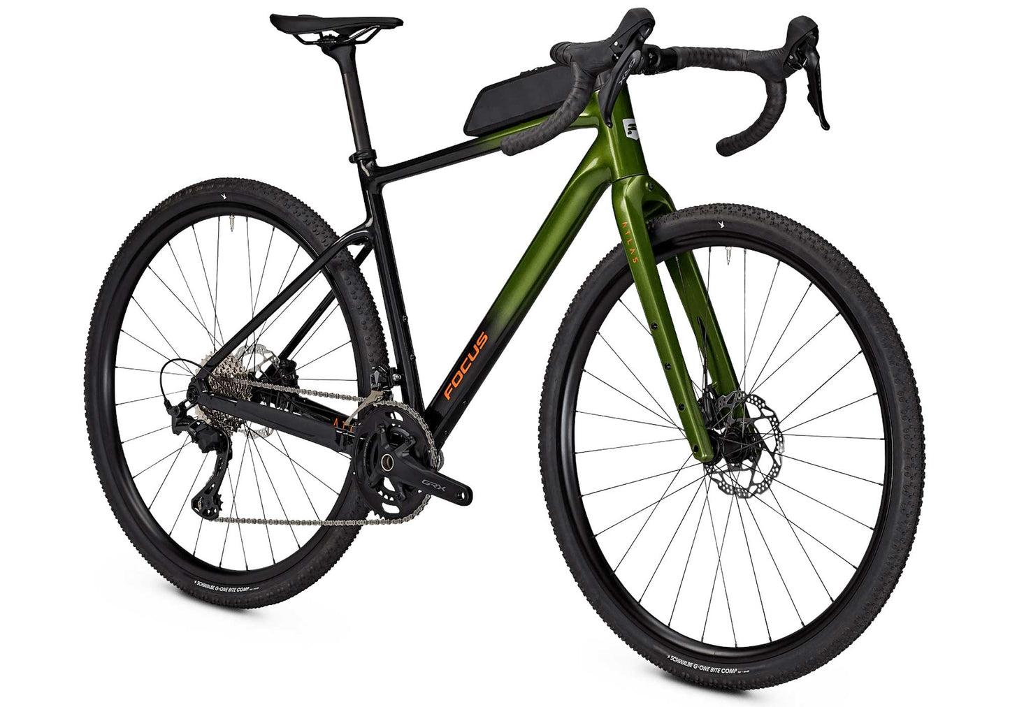2026 Focus F26 Atlas 6.9 Unisex Gravel/Adventure Bike - Spruce Green D690006605,D690006606,D690006607,D690006608,D690006609 image 1