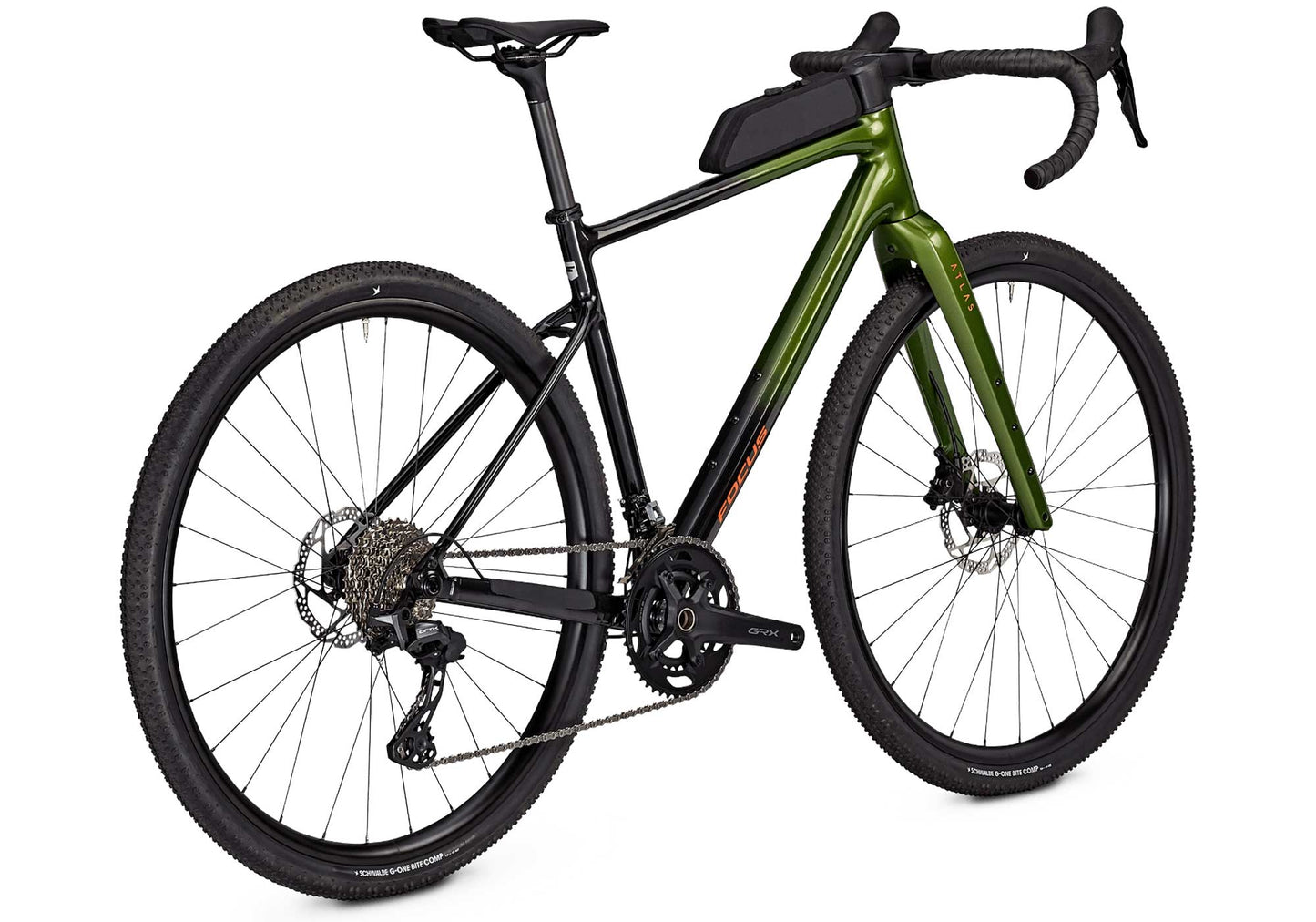 2026 Focus F26 Atlas 6.9 Unisex Gravel/Adventure Bike - Spruce Green D690006605,D690006606,D690006607,D690006608,D690006609 image 2