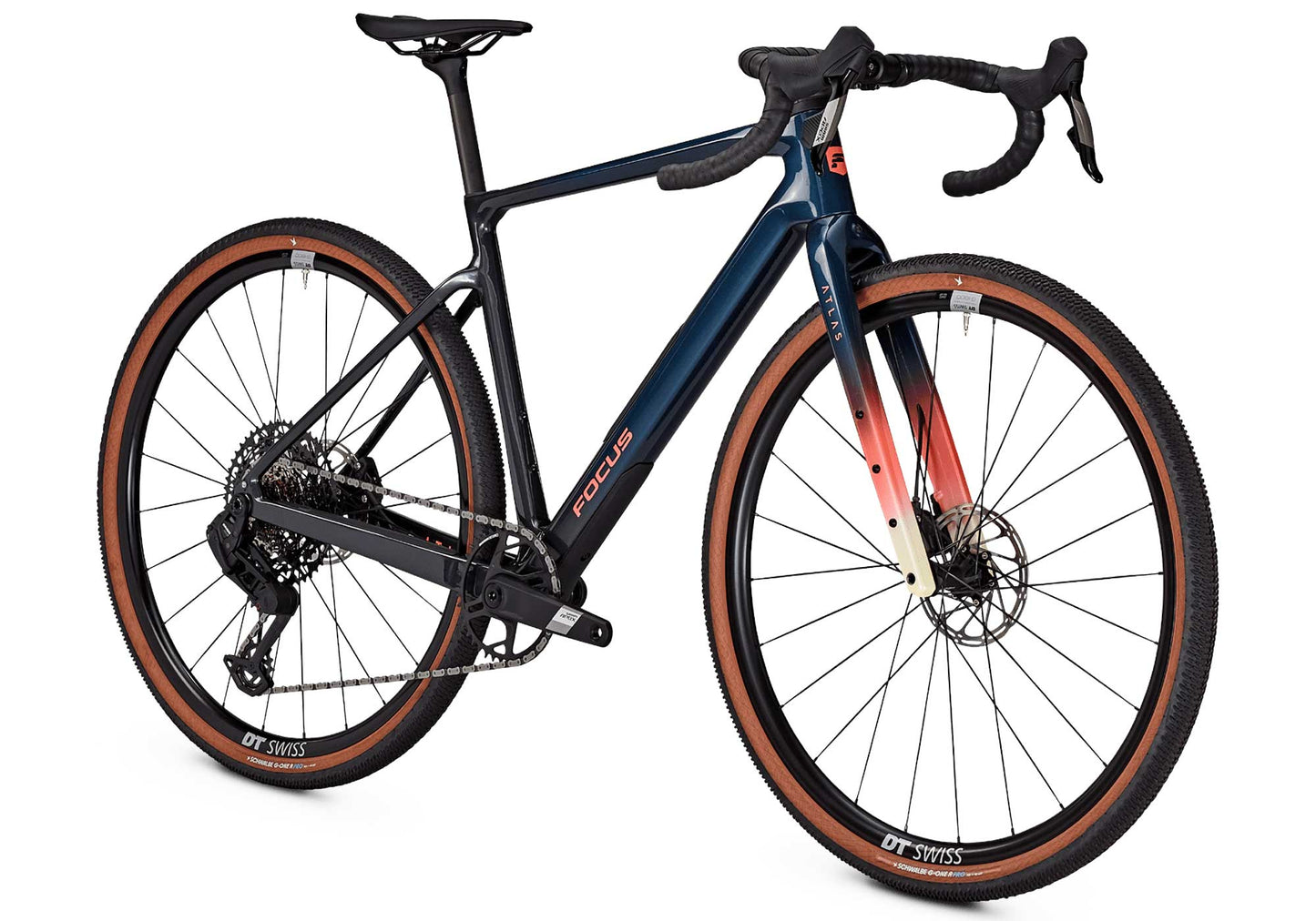 2026 Focus F26 Atlas 8.8 Unisex Gravel/Adventure Bike, Azur Blue D690006510,D690006511,D690006512,D690006513,D690006514 image 1