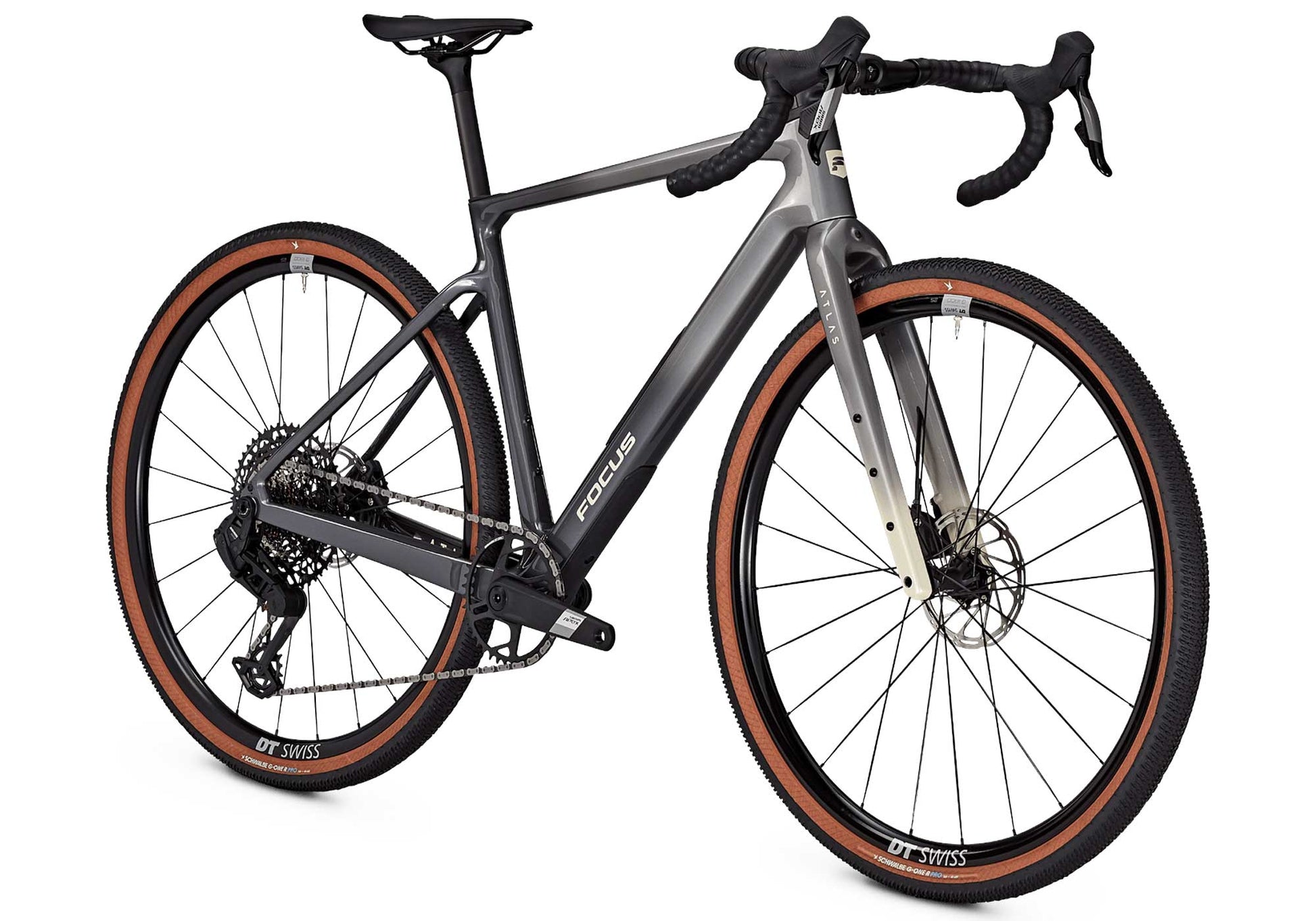 2026 Focus F26 Atlas 8.8 Unisex Gravel/Adventure Bike, Nepal Silver D690006530,D690006531,D690006532,D690006533,D690006534 image 1