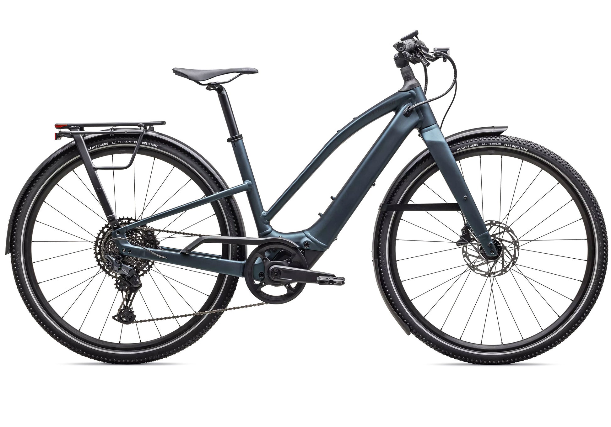 2026 Specialized Turbo Vado SL 2 5.0 Step-Thru EQ Unisex Urban Bike, Satin Deep Lake Metallic image 3