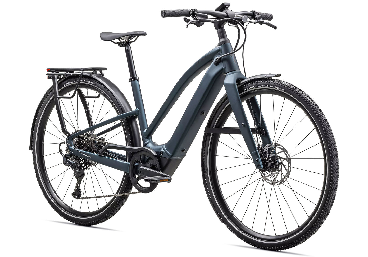 2026 Specialized Turbo Vado SL 2 5.0 Step-Thru EQ Unisex Urban Bike, Satin Deep Lake Metallic image 1