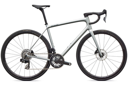 2026 Specialized Aethos 2 Pro Unisex Road Bike, Gloss Shadow Silver image 2