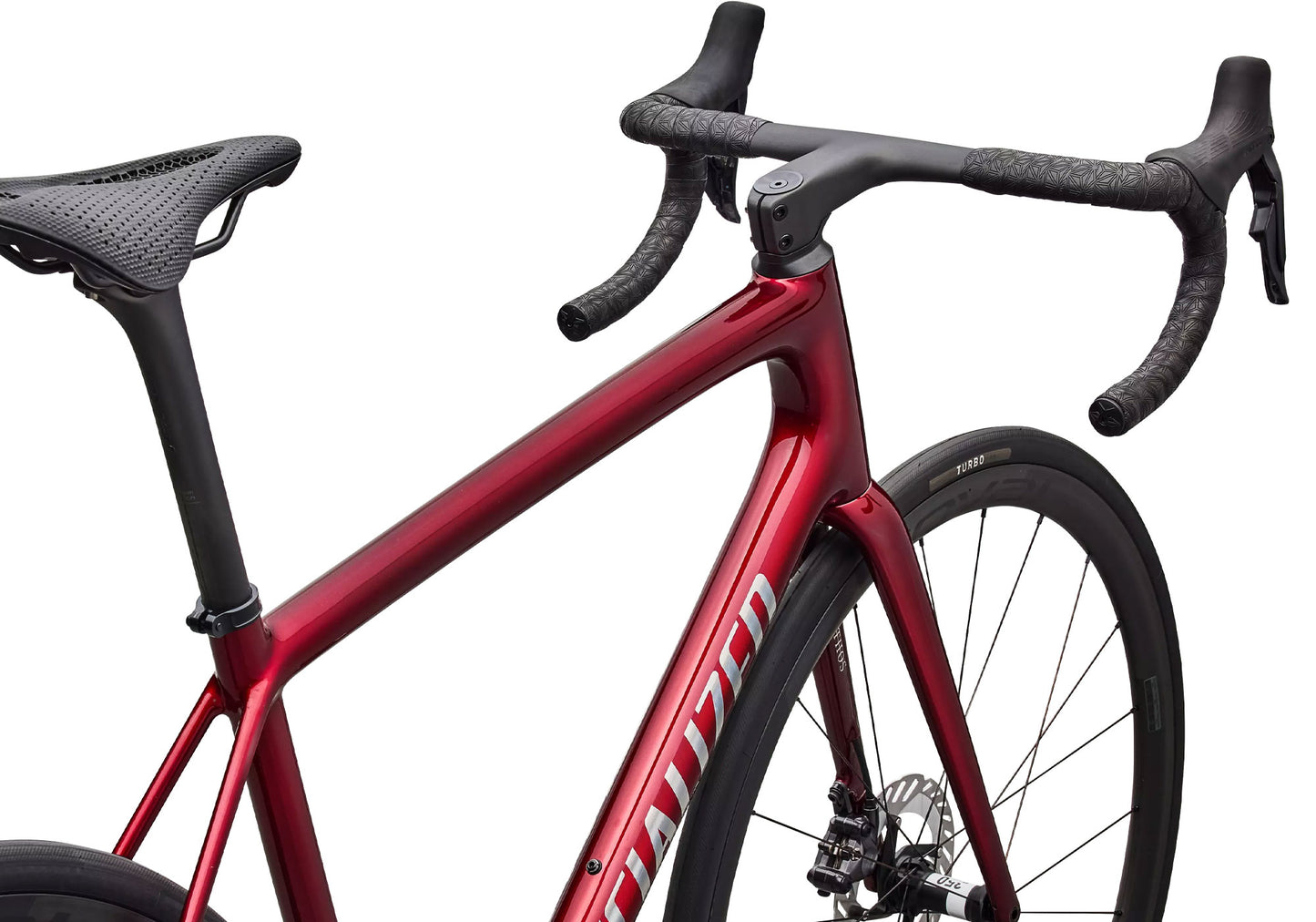 2026 Specialized Aethos 2 Pro Unisex Road Bike, Gloss Sky Red image 4