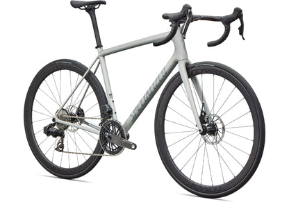 2026 Specialized Aethos 2 Expert Unisex Road Bike, Gloss Dolomite Metallic image 1