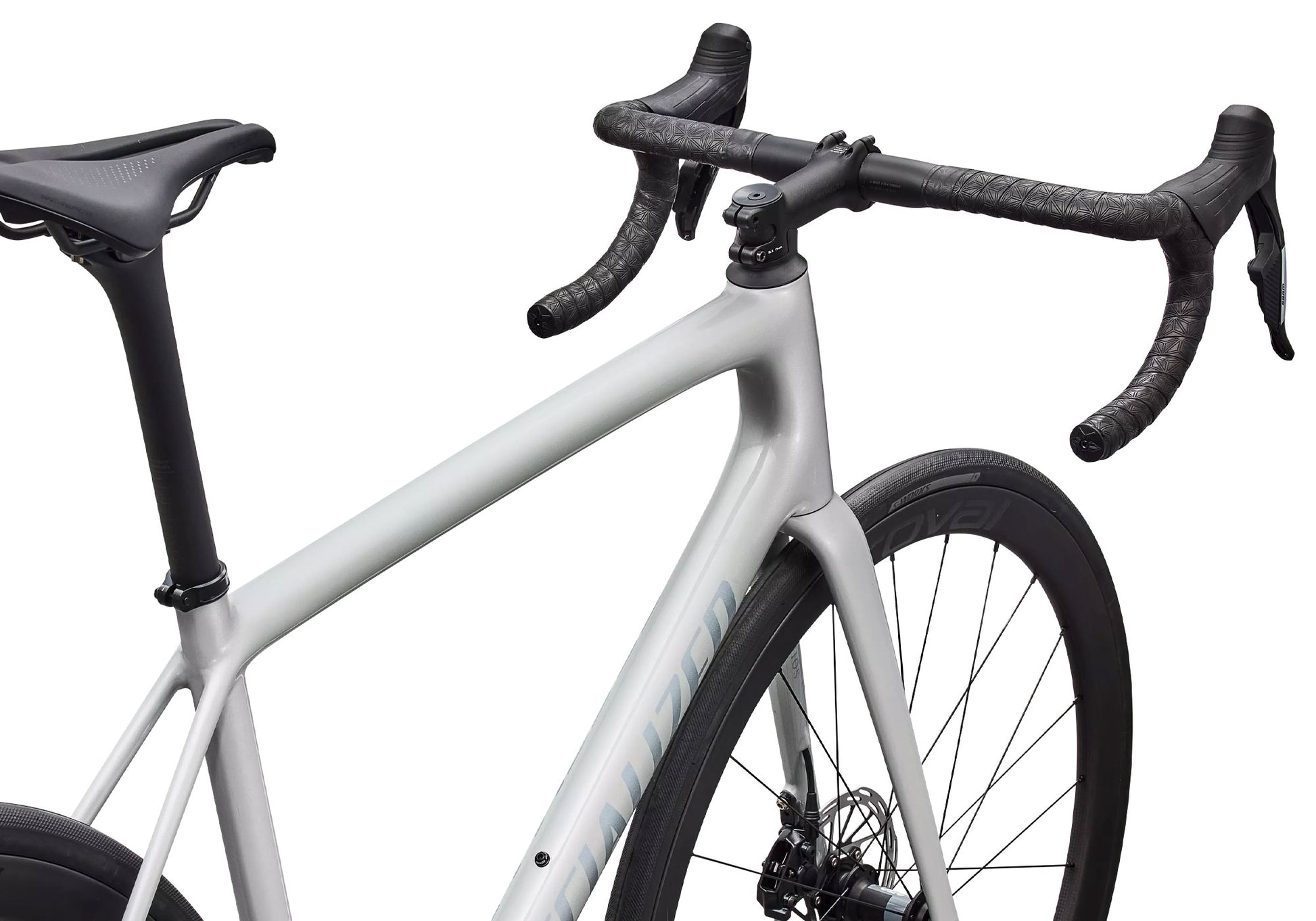 2026 Specialized Aethos 2 Expert Unisex Road Bike, Gloss Dolomite Metallic image 5