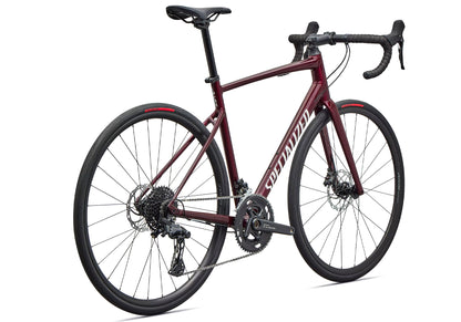 2026 Specialized Allez Unisex Road Bike, Maroon/White image 3