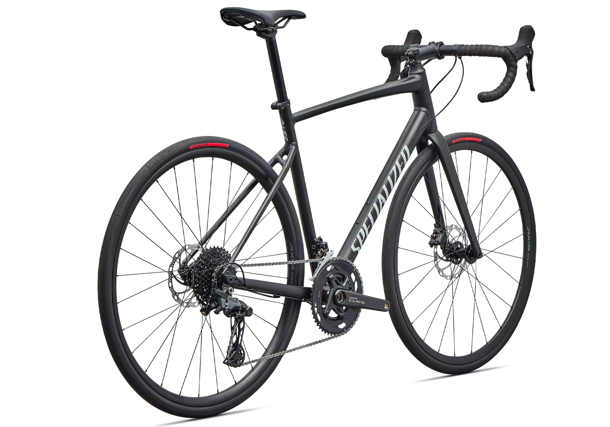 2026 Specialized Allez Road Bike, Obsidian/Dove Grey image 3
