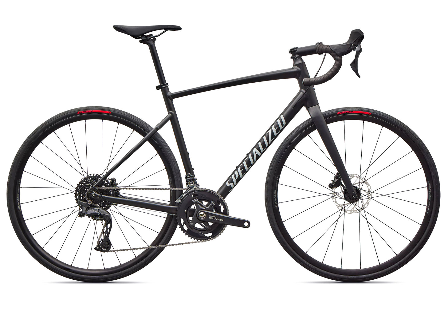 2026 Specialized Allez Road Bike, Obsidian/Dove Grey image 2