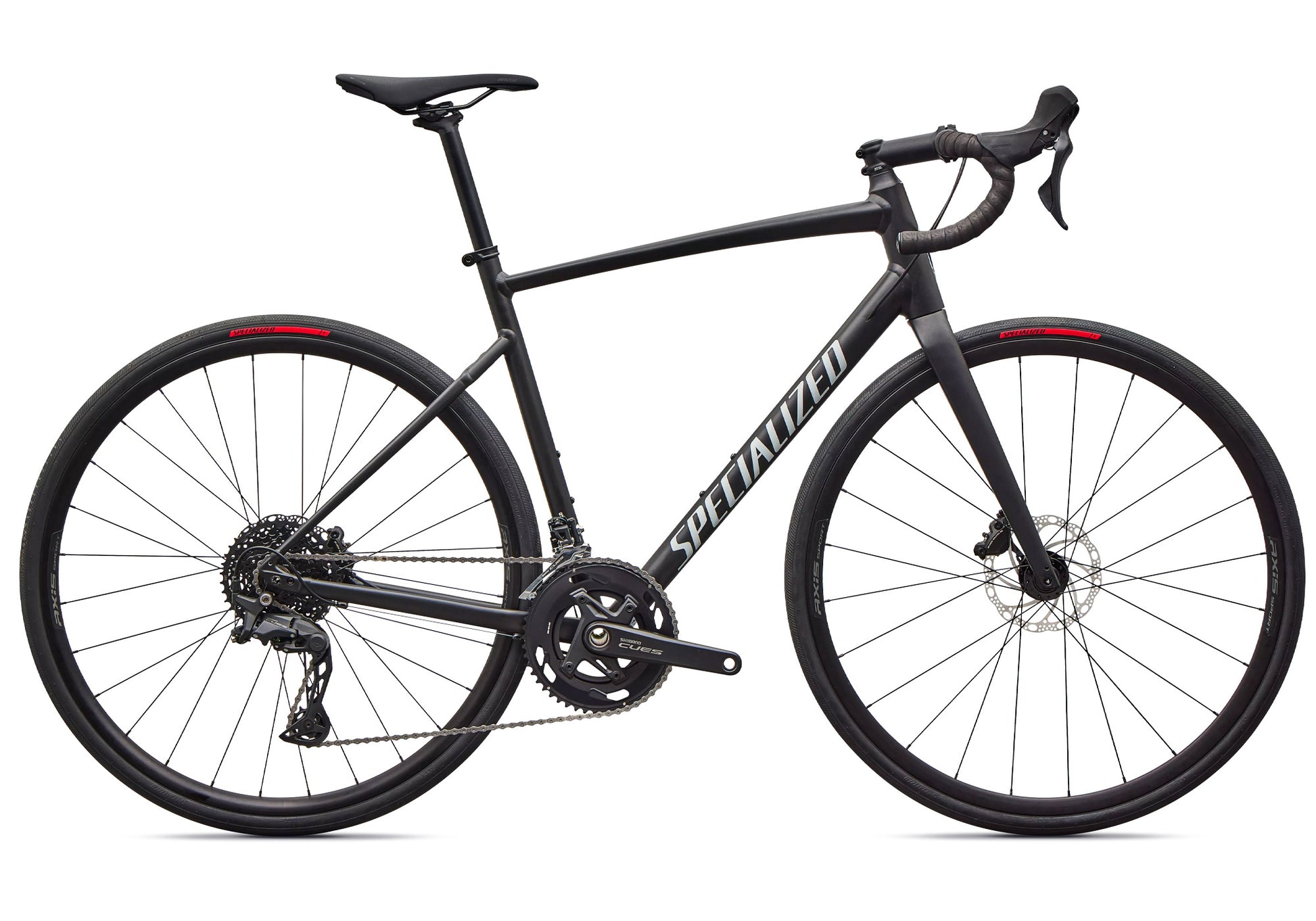 2026 Specialized Allez Road Bike, Obsidian/Dove Grey image 2