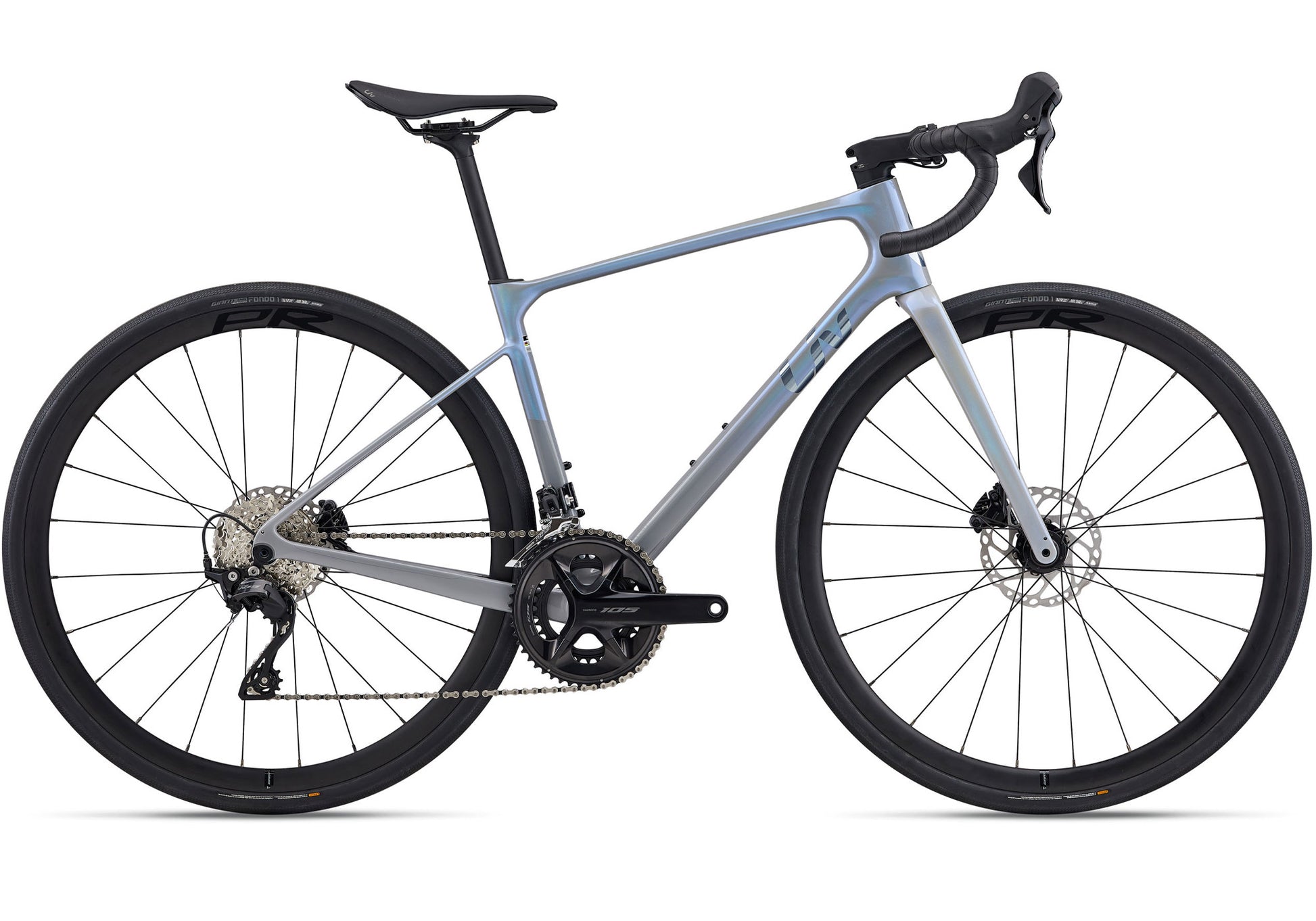 2026 Giant Liv Avail Advanced 2 Women's Road Bike, Moonstone/Gray image 1