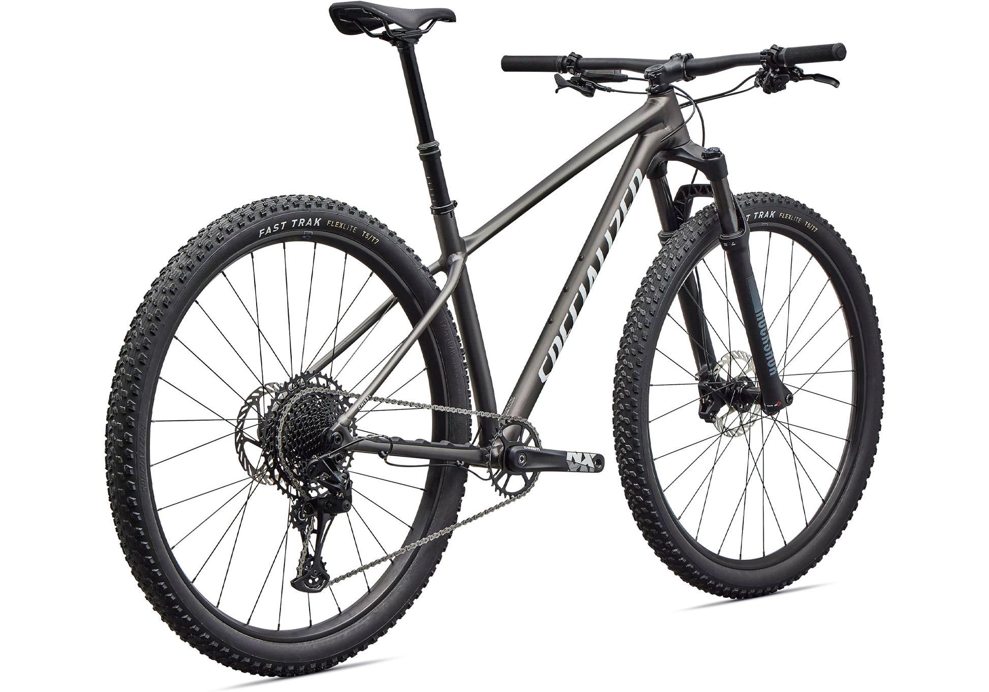 2026 Specialized Chisel Hardtail Unisex Mountain Bike, Satin Smoke/White image 2