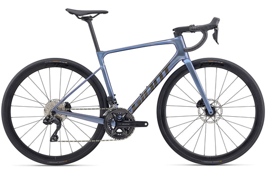 2026 Giant Defy Advanced 1 Men's Endurance Road Bike, Thundercloud image 1