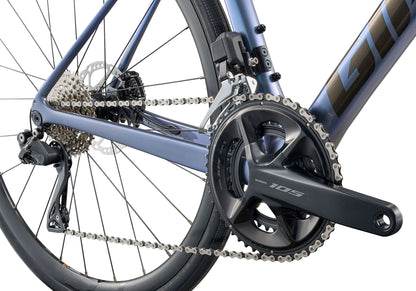 2026 Giant Defy Advanced 1 Men's Endurance Road Bike, Thundercloud image 2