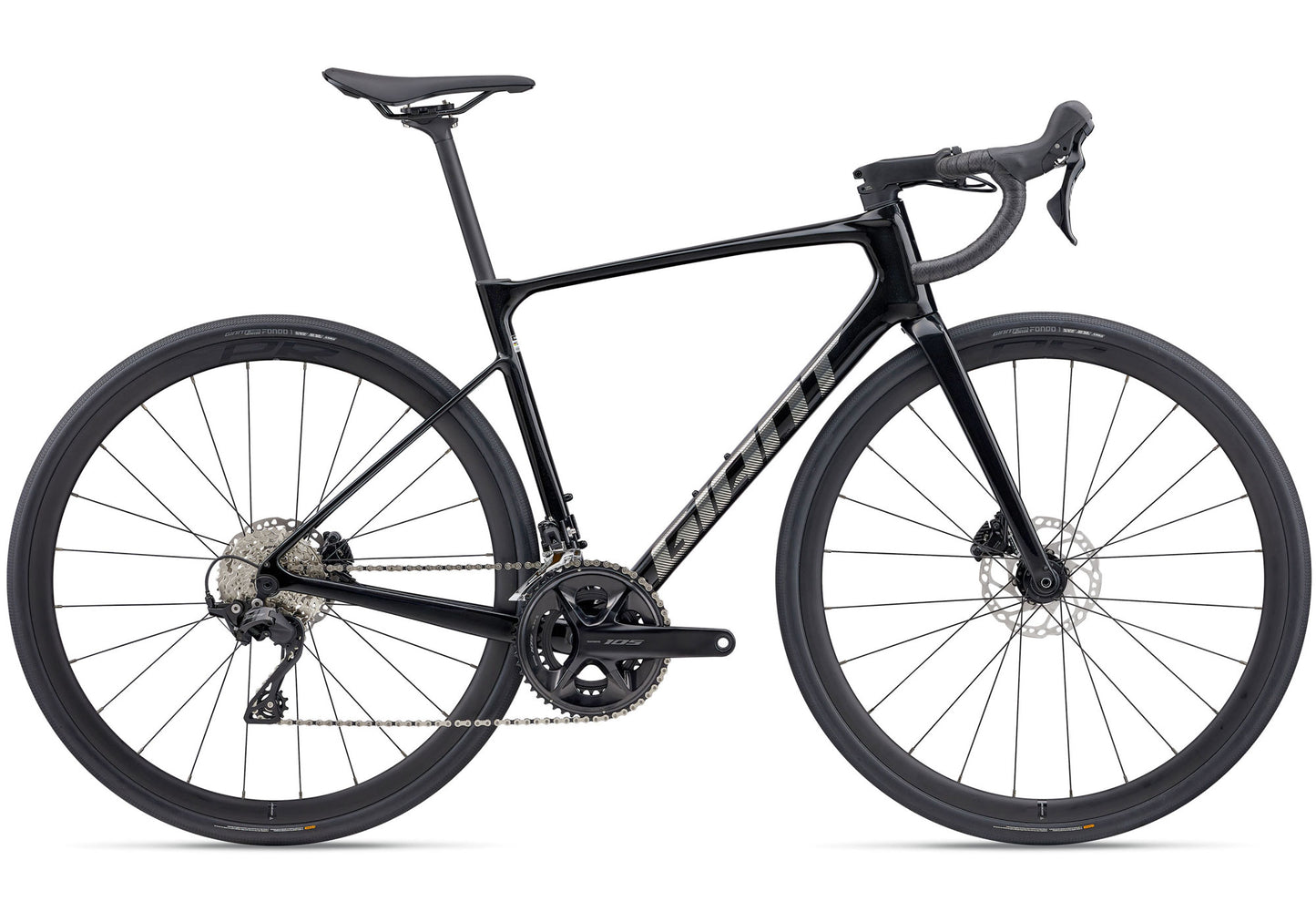 2026 Giant Defy Advanced 2 Men's Road Endurance Bike, Abyss Black image 1