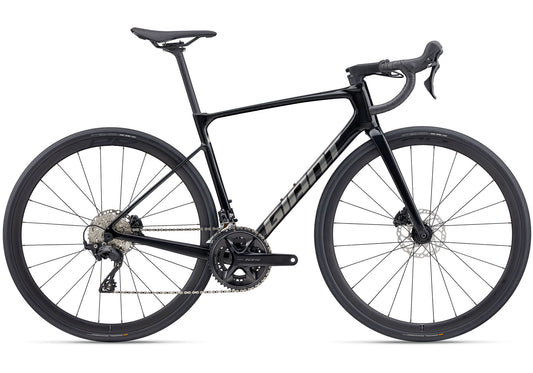 2026 Giant Defy Advanced 2 Men's Road Endurance Bike, Abyss Black image 1
