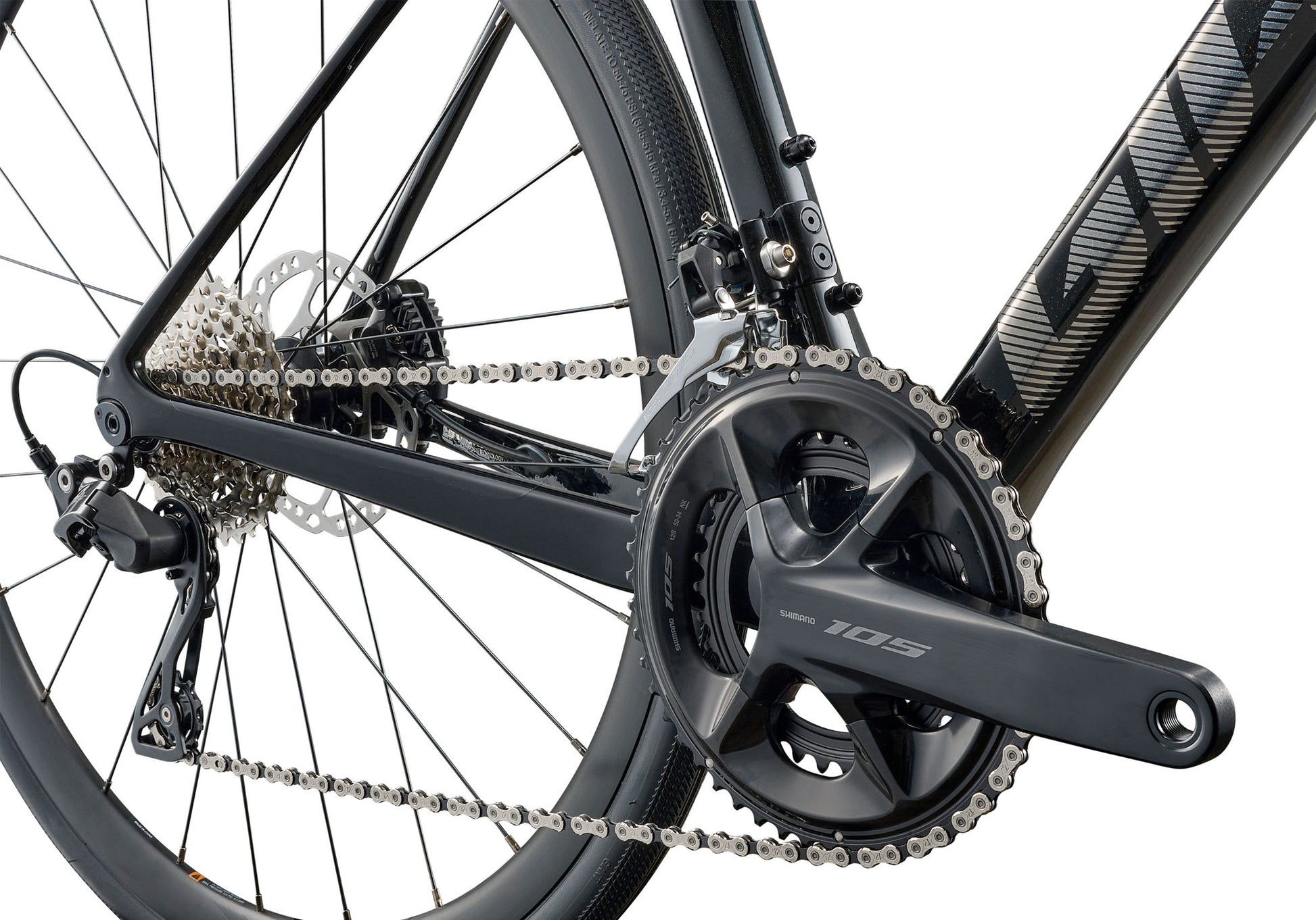 2026 Giant Defy Advanced 2 Men's Road Endurance Bike, Abyss Black image 2