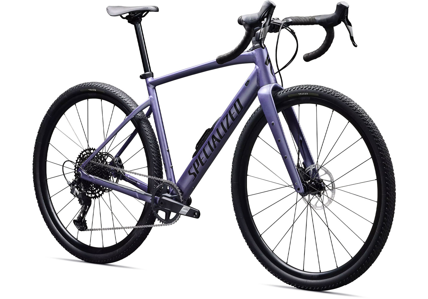 2026 Specialized Diverge 4 Comp Alloy, Unisex Gravel/Adventure Bike, Mauve Metallic / Obsidian image 1