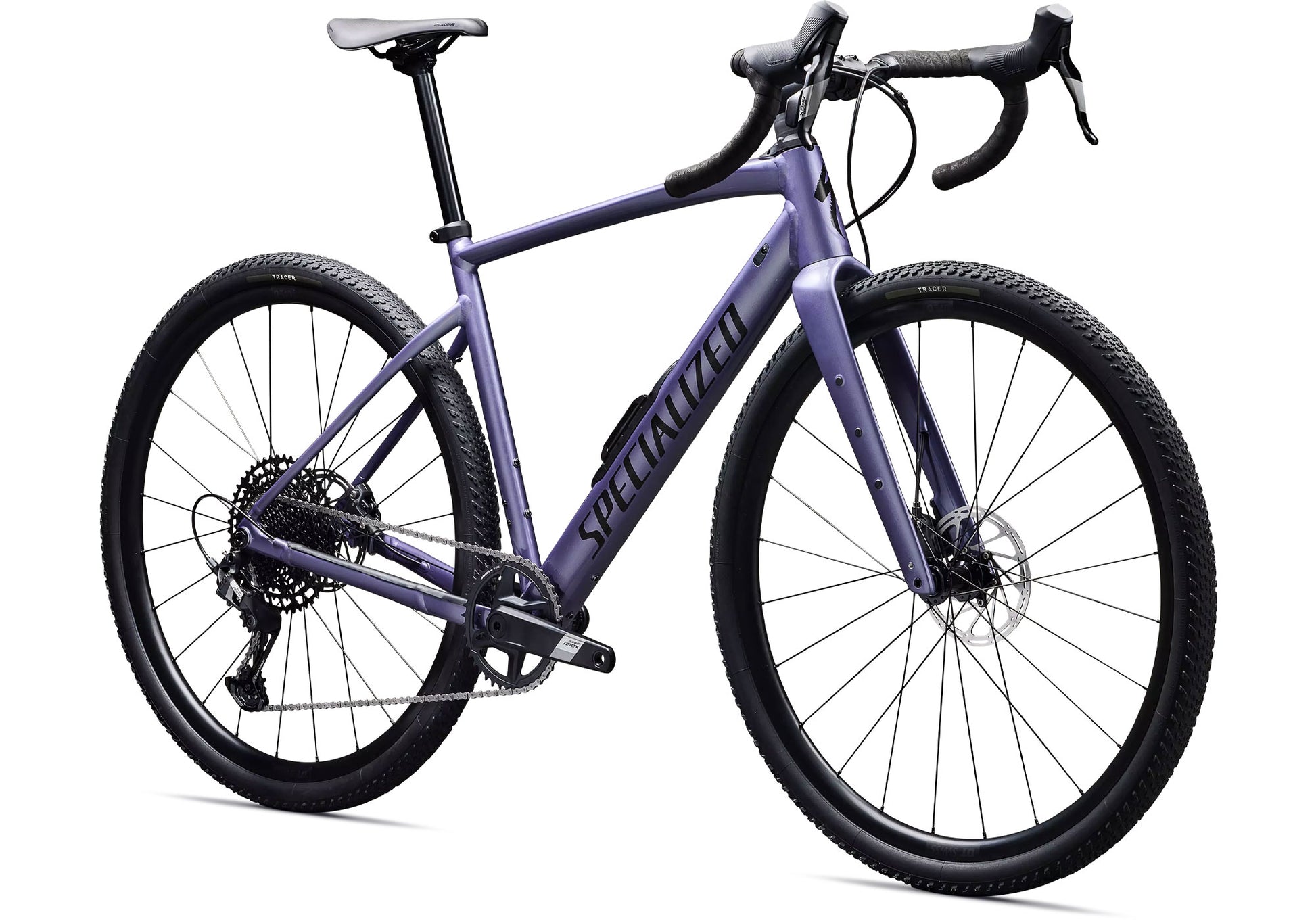 2026 Specialized Diverge 4 Comp Alloy, Unisex Gravel/Adventure Bike, Mauve Metallic / Obsidian image 1