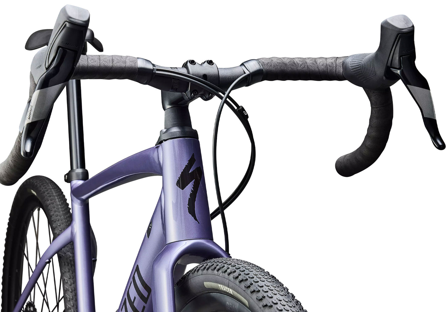 2026 Specialized Diverge 4 Comp Alloy, Unisex Gravel/Adventure Bike, Mauve Metallic / Obsidian image 4