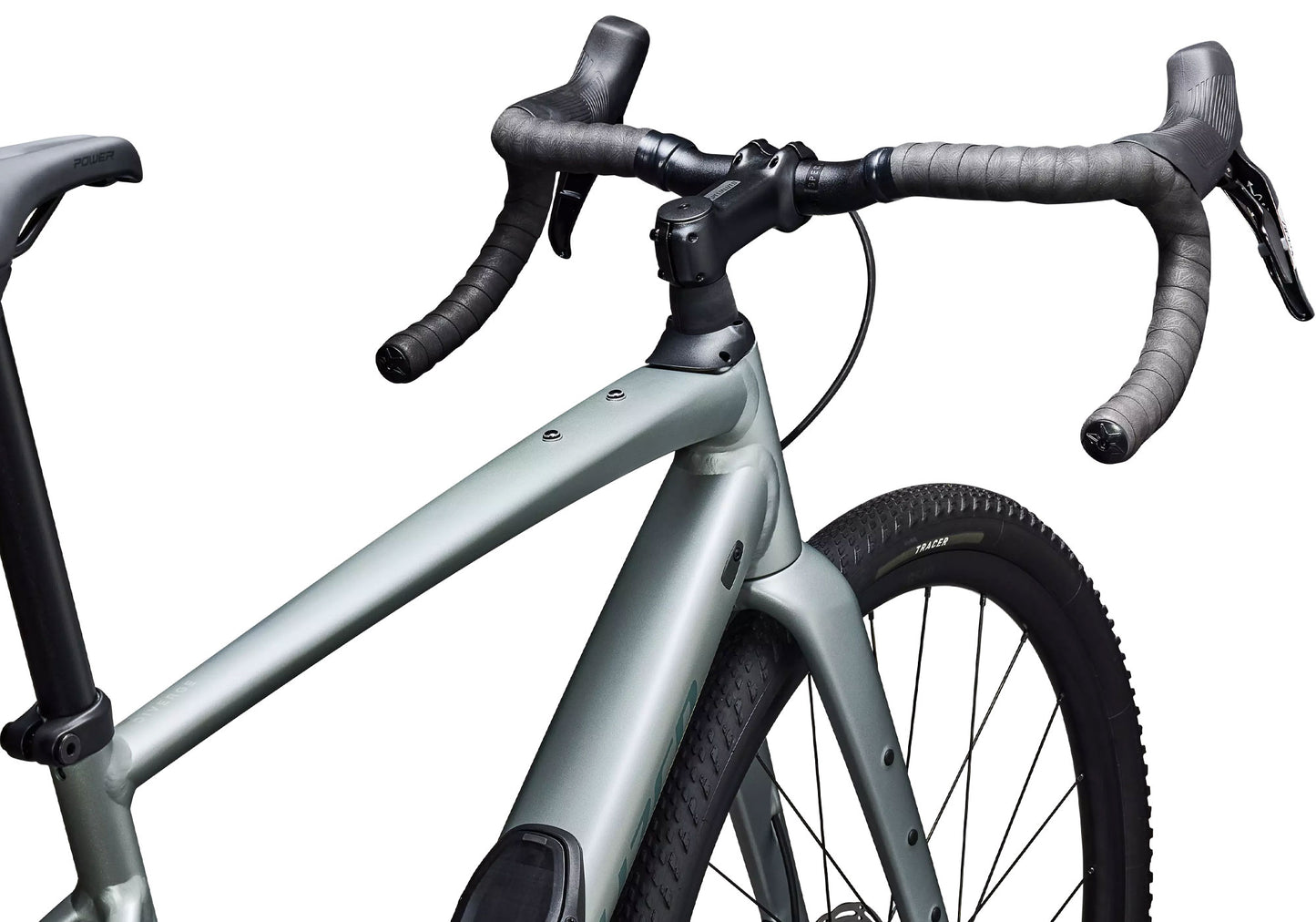 2026 Specialized Diverge 4 Comp Alloy Unisex Gravel/Adventure Bike, Satin Shadow Silver image 4