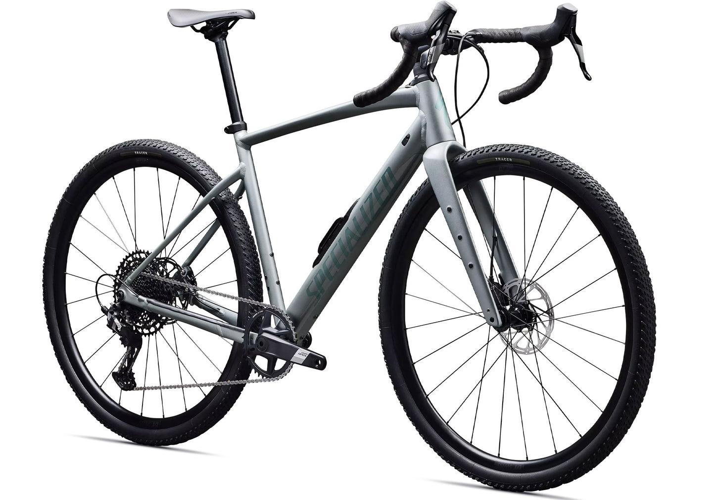 2026 Specialized Diverge 4 Comp Alloy Unisex Gravel/Adventure Bike, Satin Shadow Silver image 1