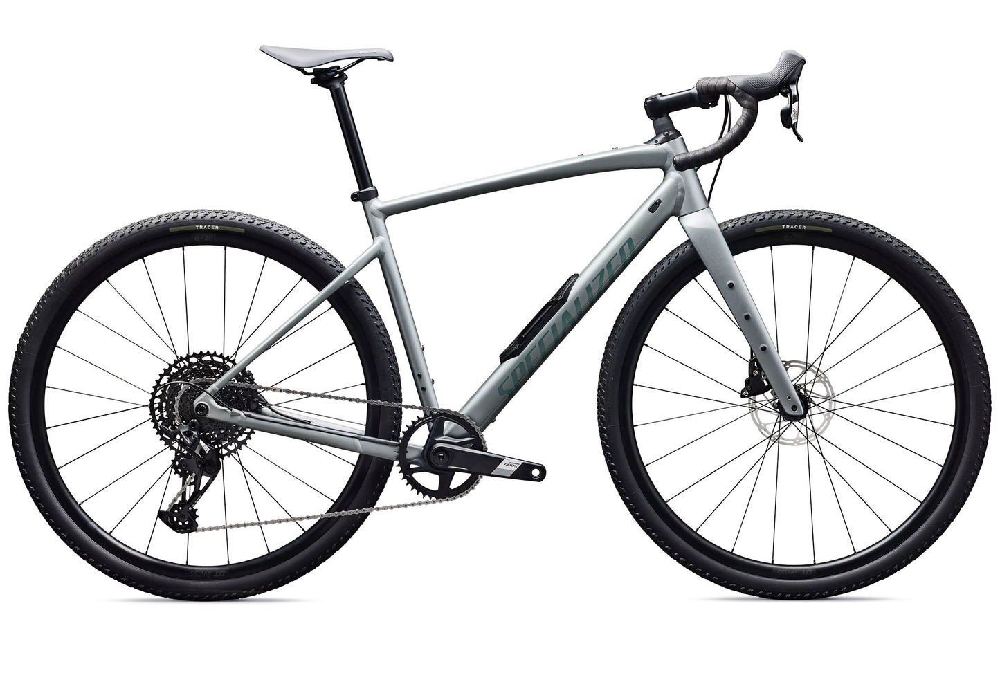 2026 Specialized Diverge 4 Comp Alloy Unisex Gravel/Adventure Bike, Satin Shadow Silver image 2