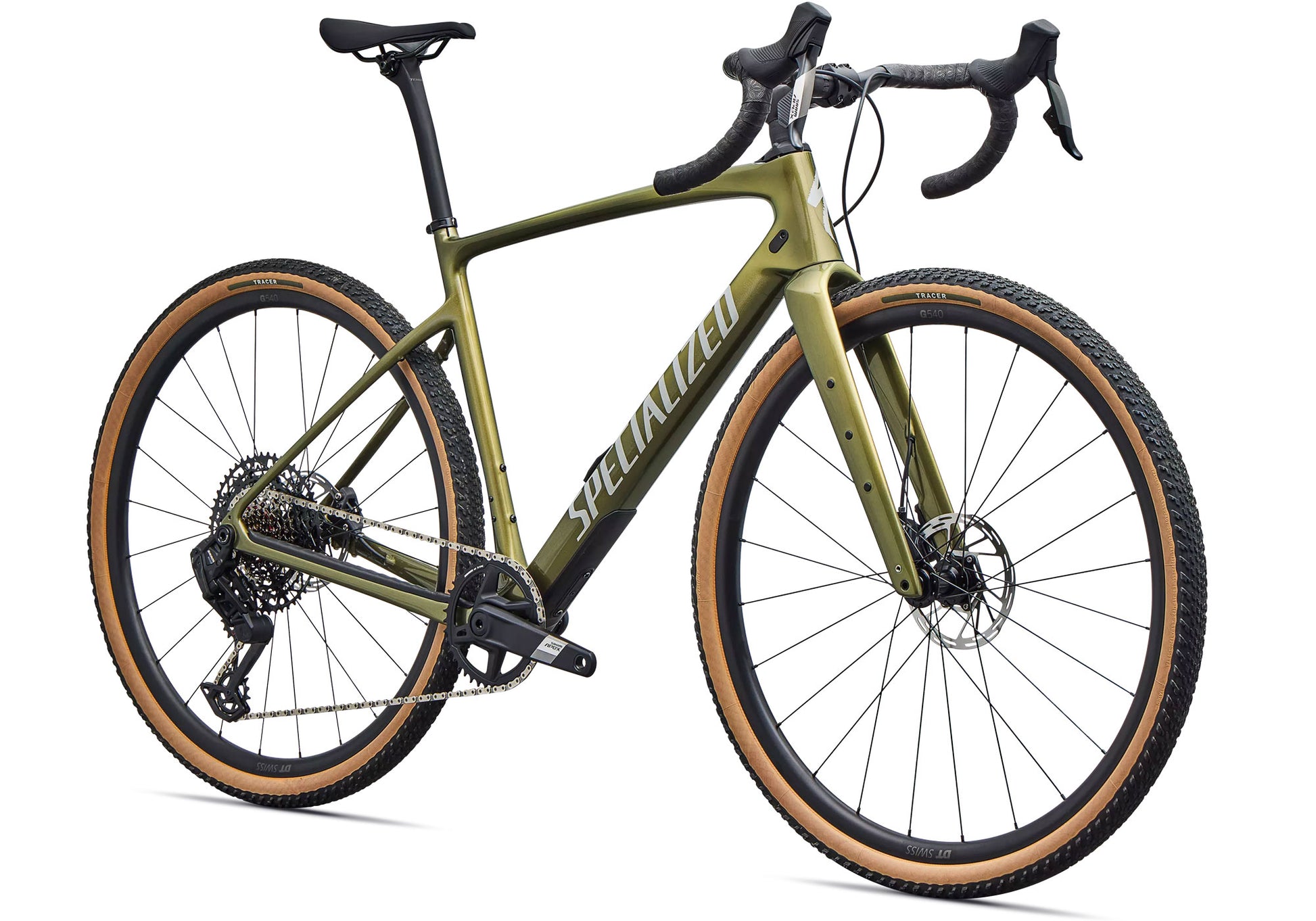 2026 Specialized Diverge 4 Comp Carbon Unisex Gravel/Adventure, Laurel Green Metallic image 1