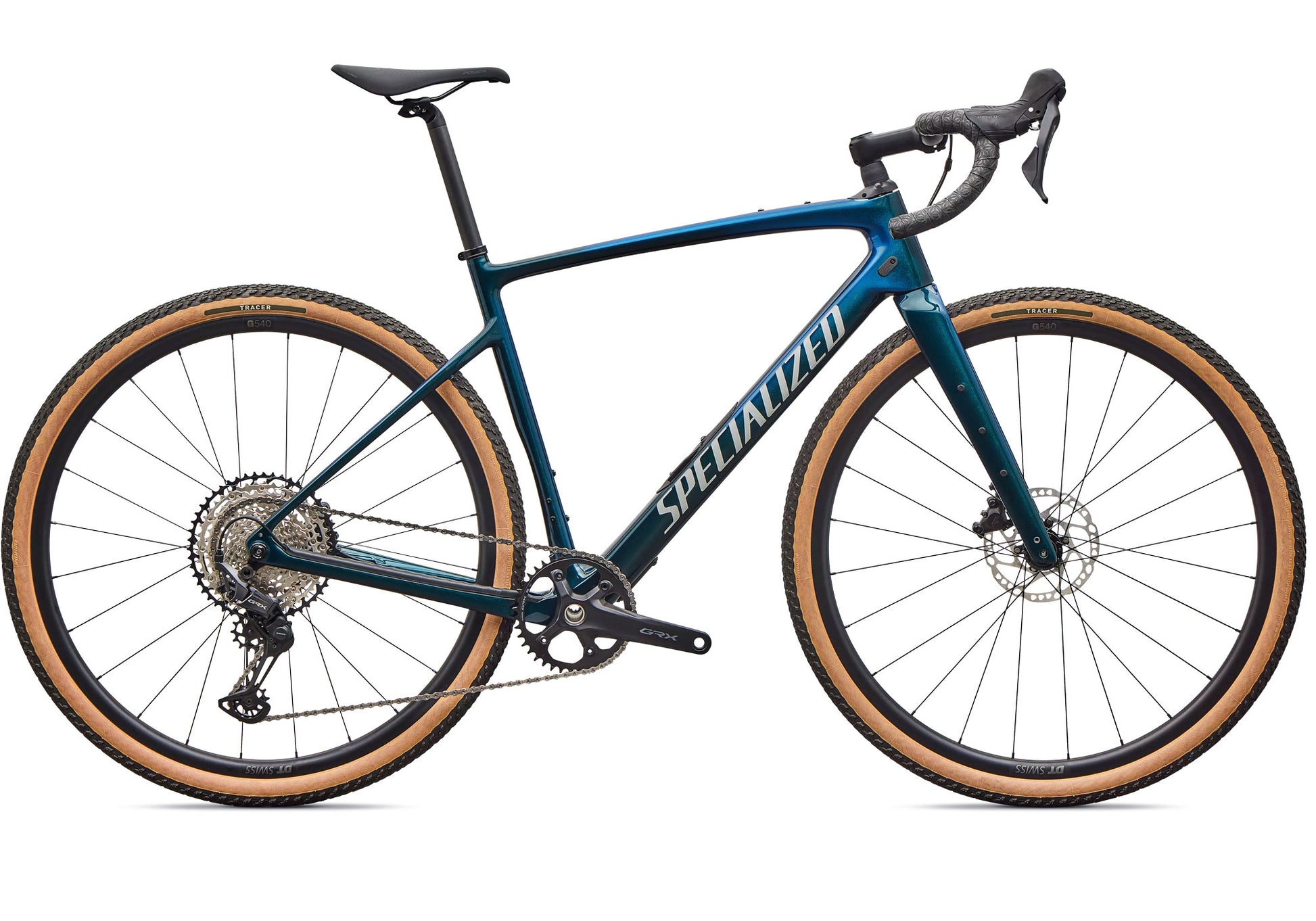 2026 Specialized Diverge 4 Sport Carbon Unisex Gravel/Adventure Bike, Emerald Metallic image 3