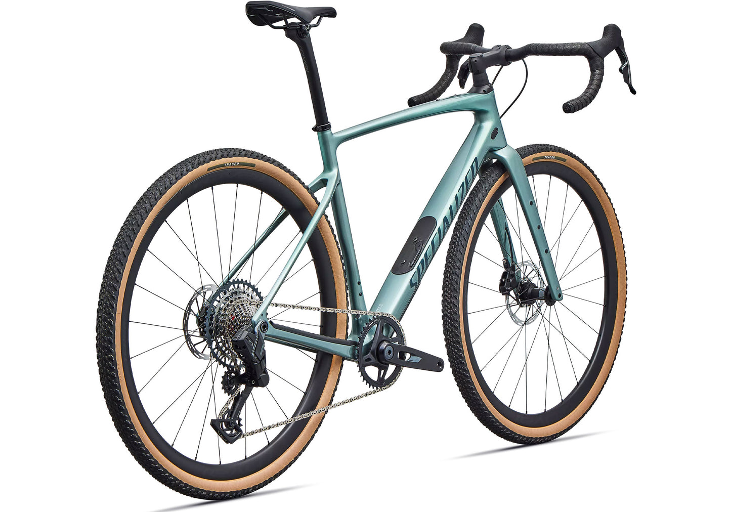 2026 Specialized Diverge 4 Expert, Unisex Gravel/Adventure Bike, Fjord Metallic / Emerald Metallic image 2