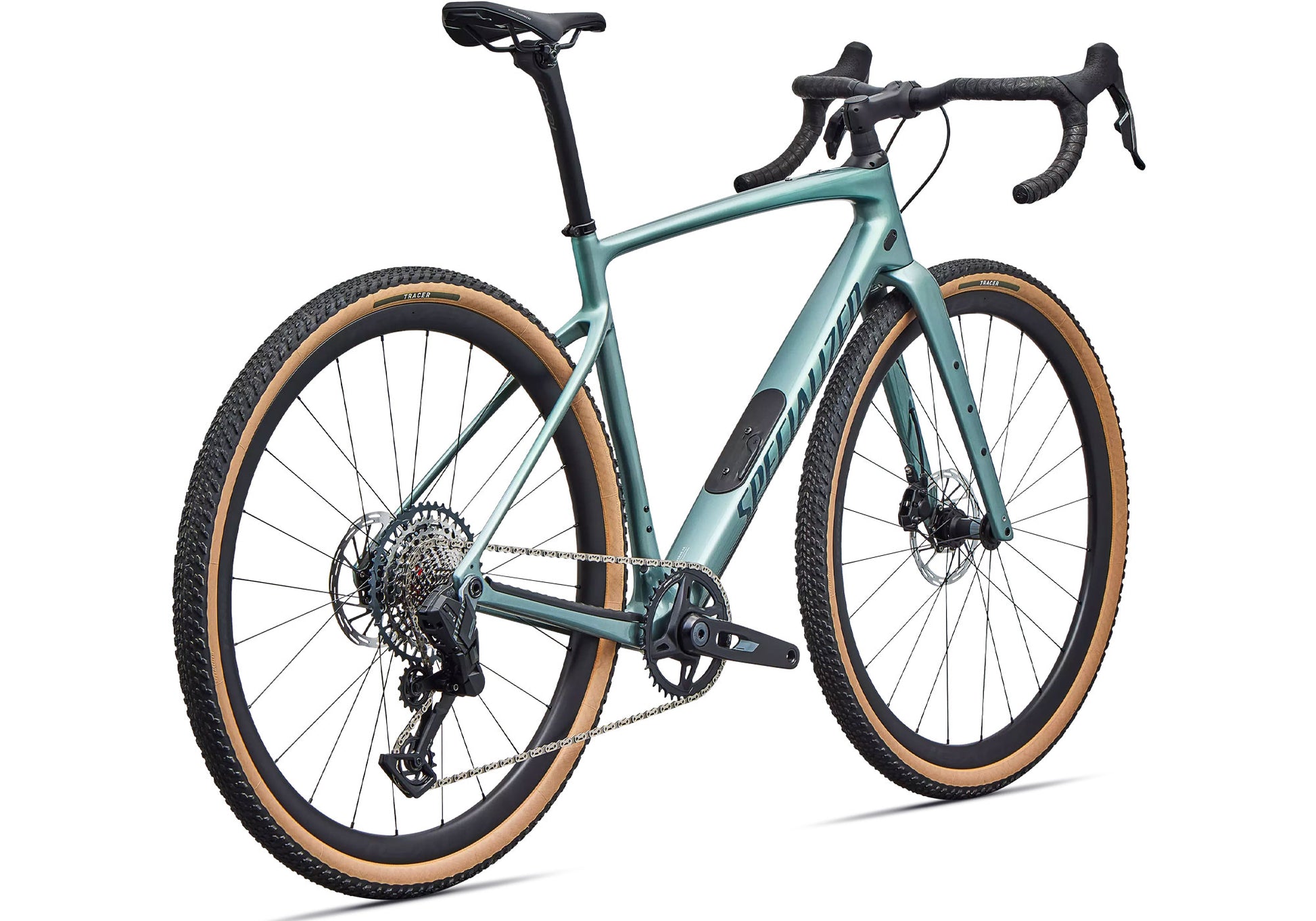 2026 Specialized Diverge 4 Expert, Unisex Gravel/Adventure Bike, Fjord Metallic / Emerald Metallic image 2
