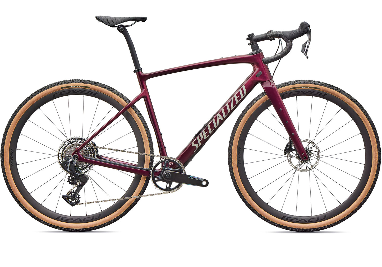2026 Specialized Diverge 4 Pro, Unisex Gravel/Adventure Bike, Bordeaux Metallic image 2