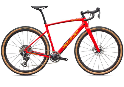 2026 Specialized Diverge 4 Pro LTD, Unisex Gravel/Adventure Bike, Gloss Vivid Red Yellow image 2