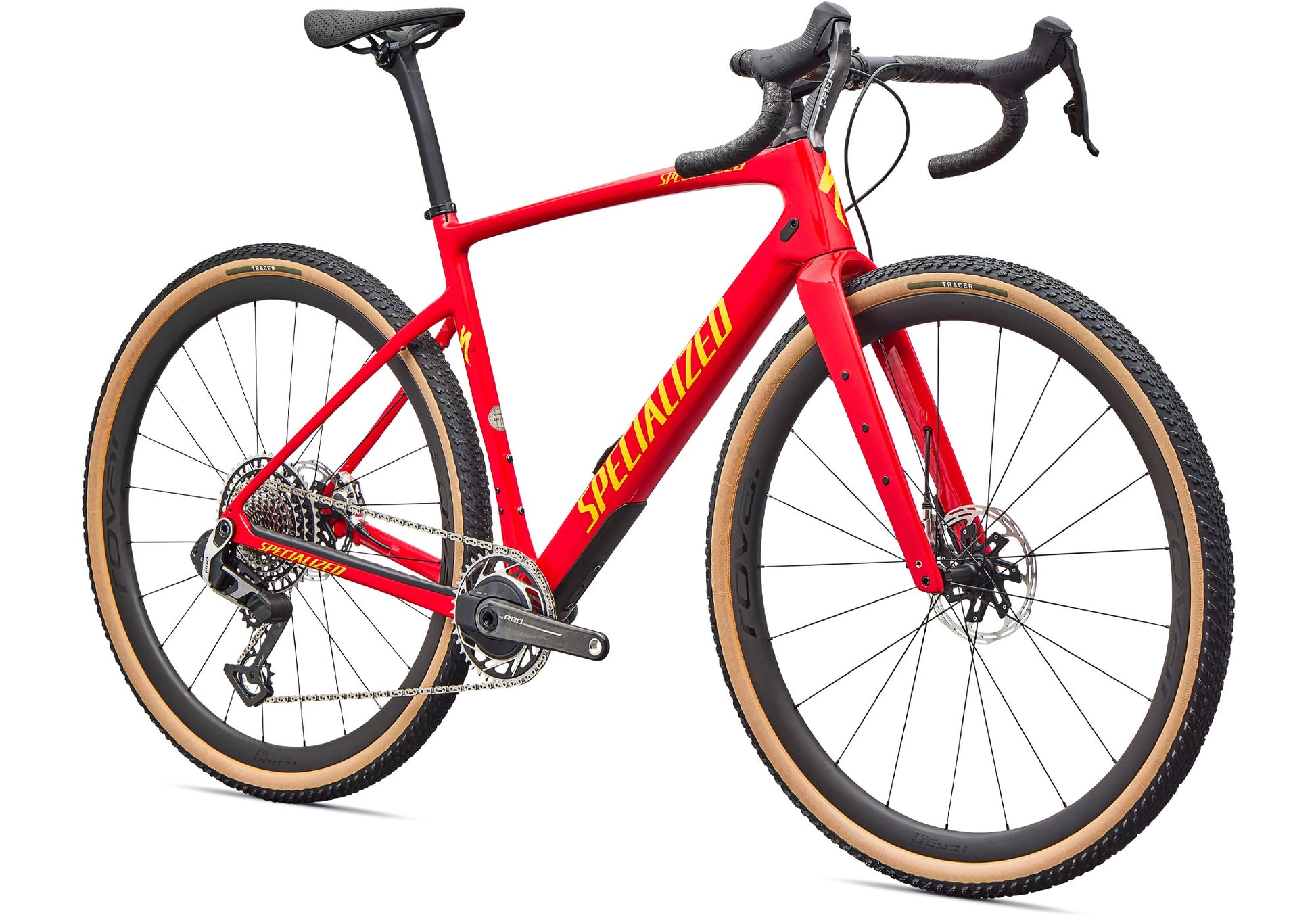 2026 Specialized Diverge 4 Pro LTD, Unisex Gravel/Adventure Bike, Gloss Vivid Red Yellow image 1