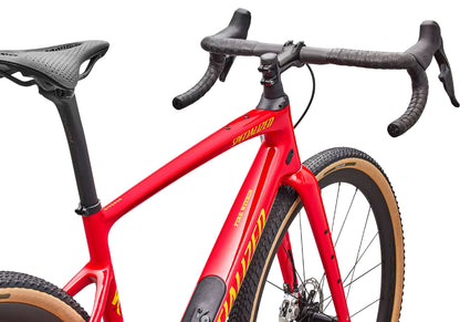 2026 Specialized Diverge 4 Pro LTD, Unisex Gravel/Adventure Bike, Gloss Vivid Red Yellow image 5