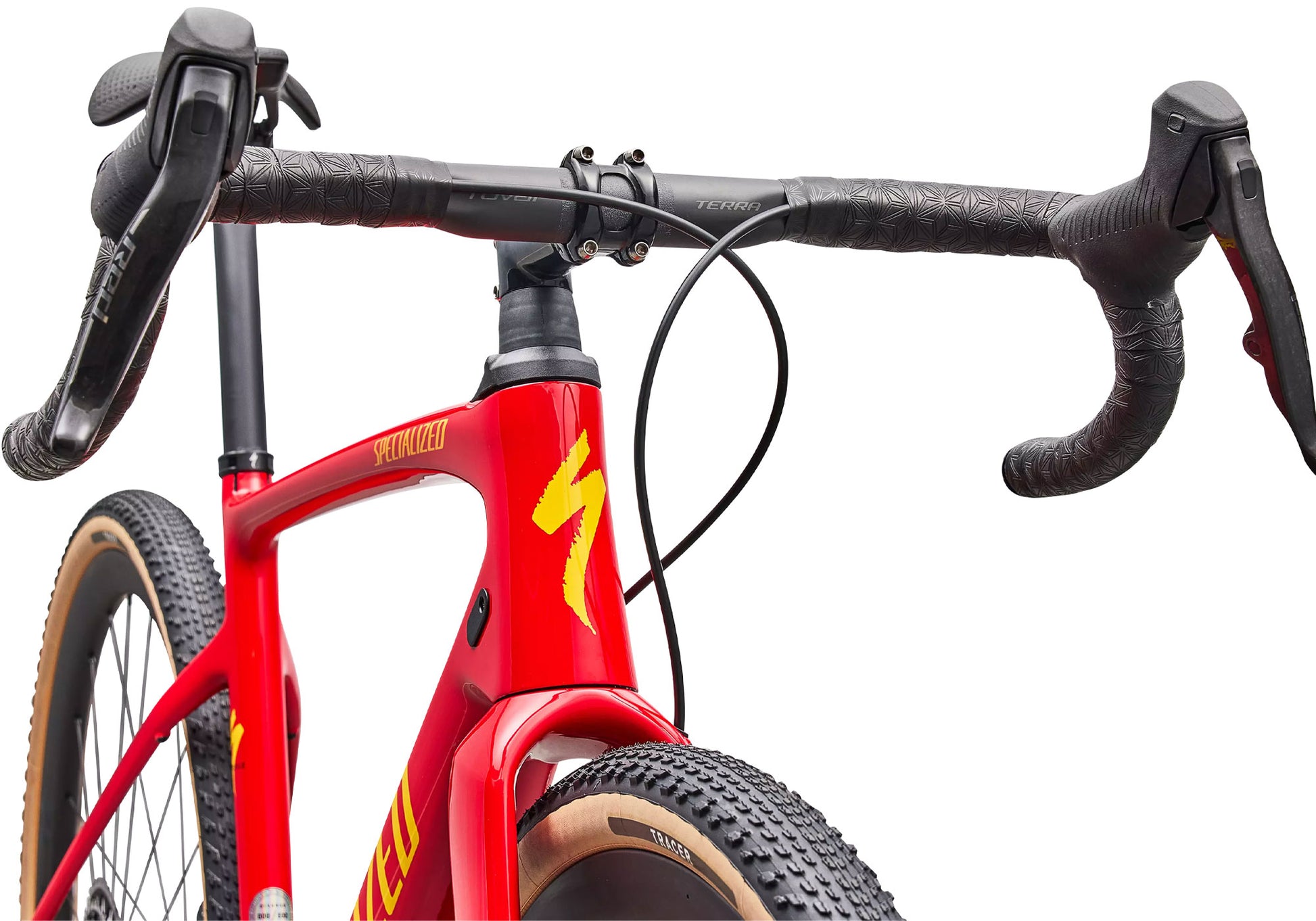 2026 Specialized Diverge 4 Pro LTD, Unisex Gravel/Adventure Bike, Gloss Vivid Red Yellow image 4