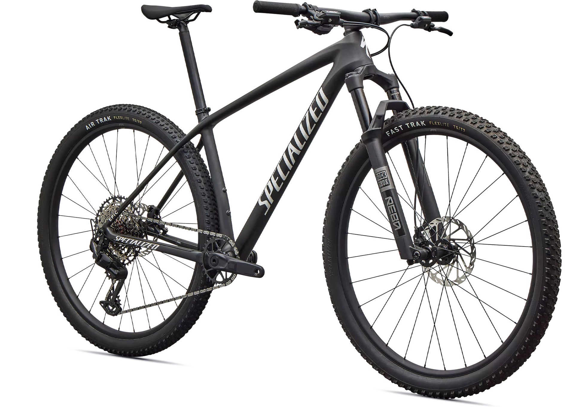 2026 Specialized Epic Hardtail Comp Unisex Mountain Bike, Satin Carbon image 1