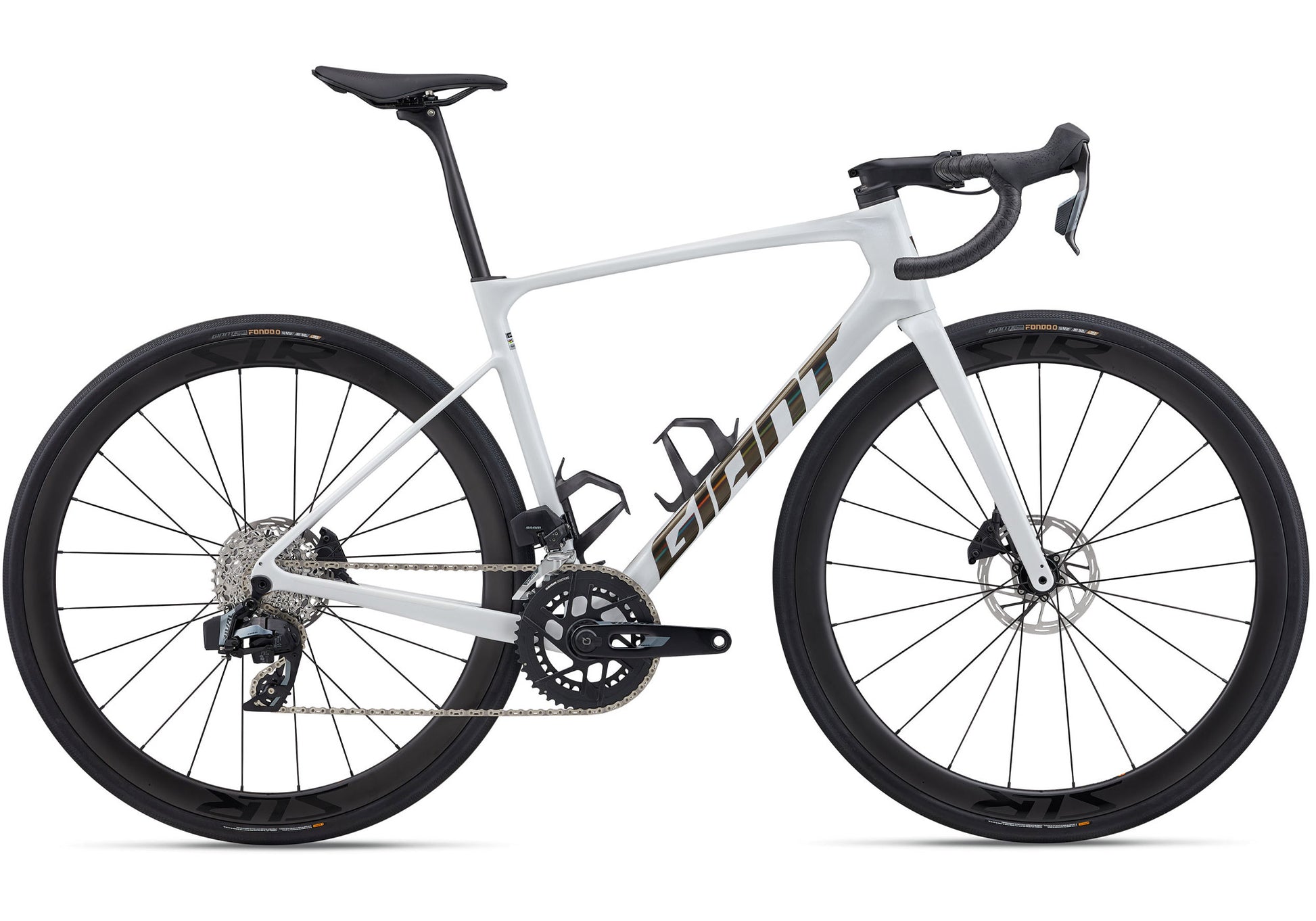 2026 Giant Defy Advanced Pro 1 Men's Road Endurance Bike, White image 1