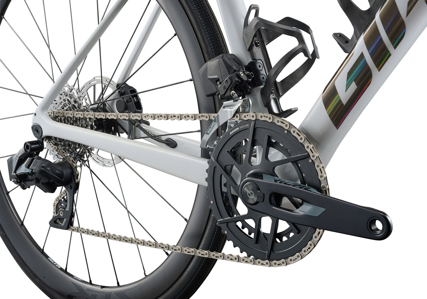 2026 Giant Defy Advanced Pro 1 Men's Road Endurance Bike, White image 2