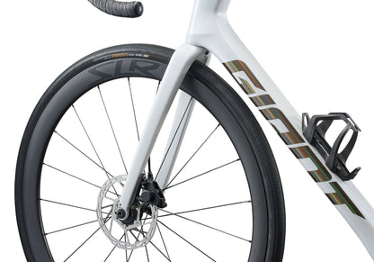 2026 Giant Defy Advanced Pro 1 Men's Road Endurance Bike, White image 5