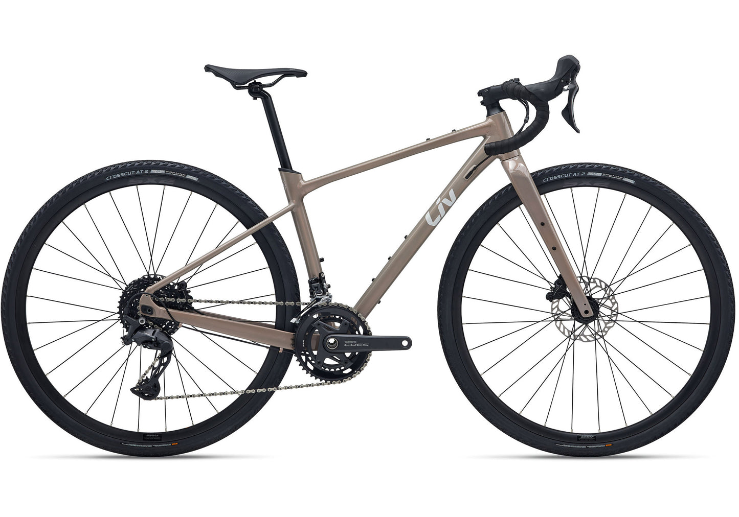 2026 Giant Liv Devote 1 Women's Gravel/Adventure Bike, Dune Beige