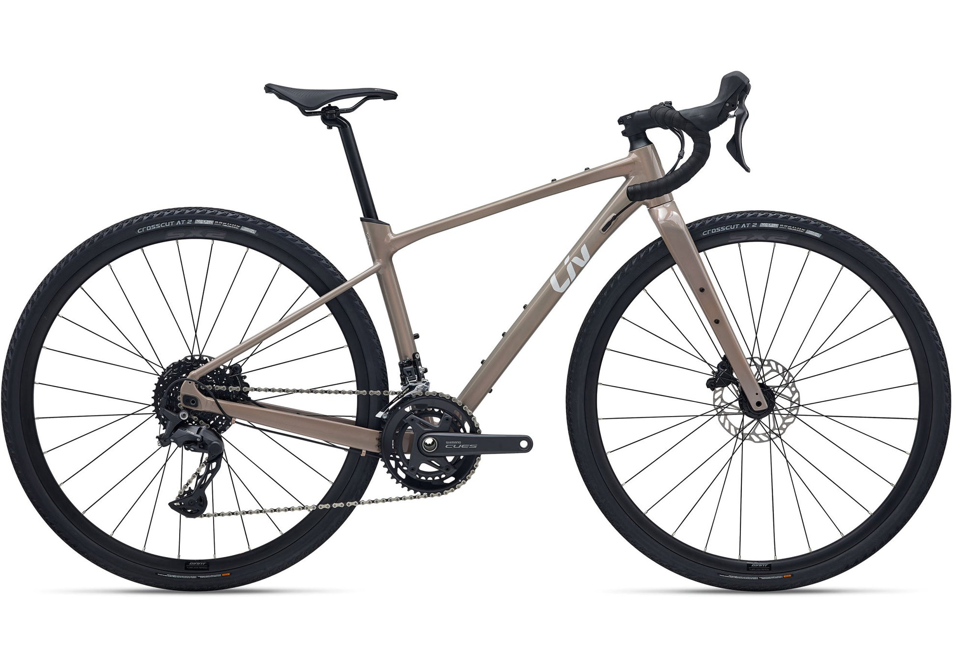 2026 Giant Liv Devote 1 Women's Gravel/Adventure Bike, Dune Beige