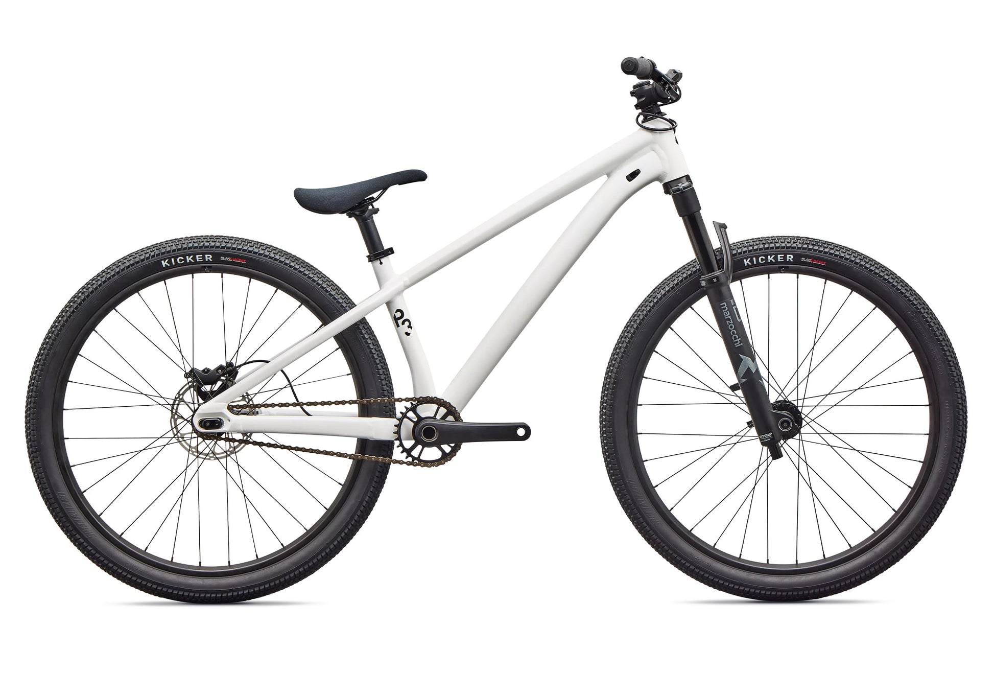 2026 Specizlized P.3, Satin Metallic White Silver/Metallic Obsidian image 3