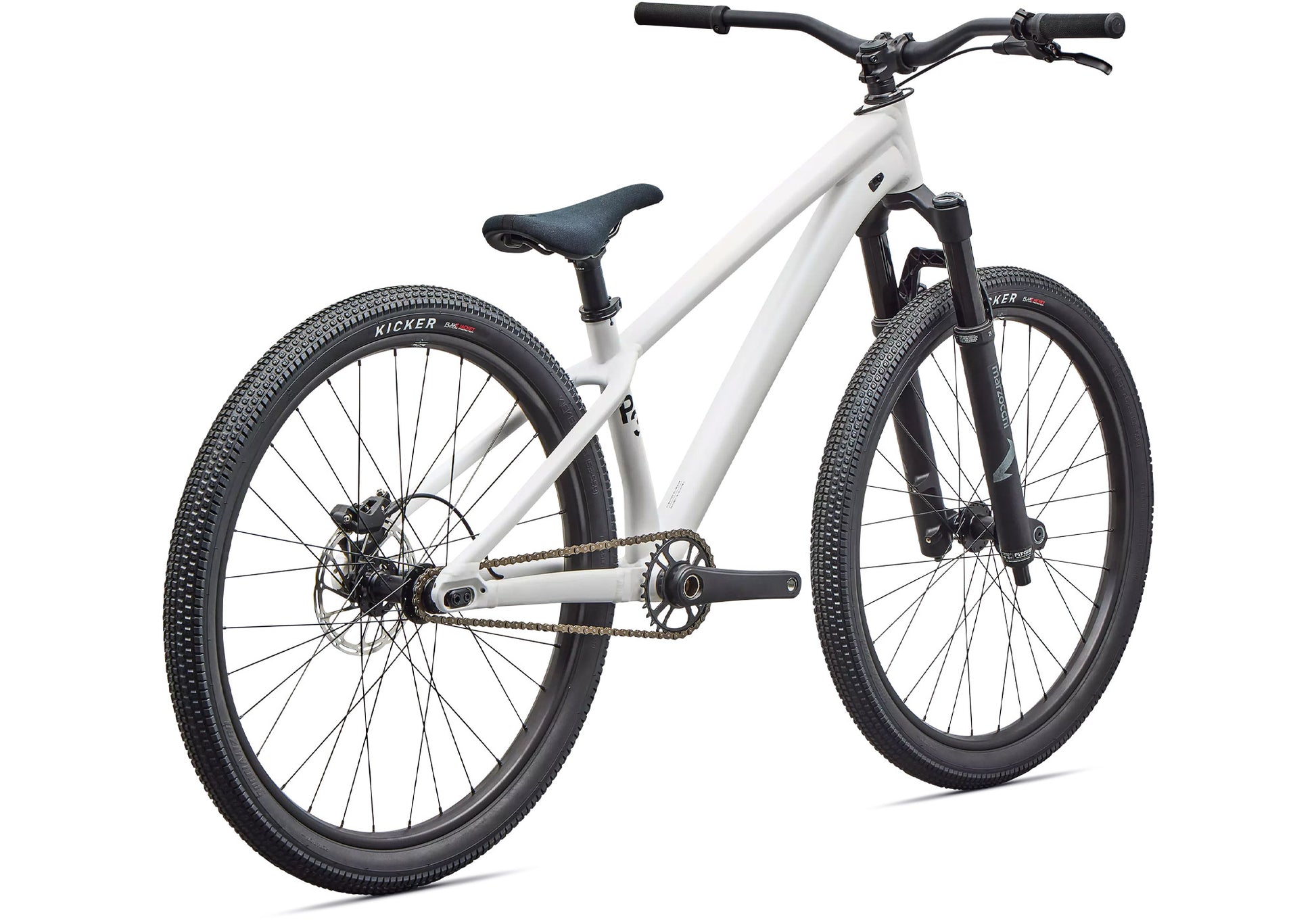 2026 Specizlized P.3, Satin Metallic White Silver/Metallic Obsidian image 2