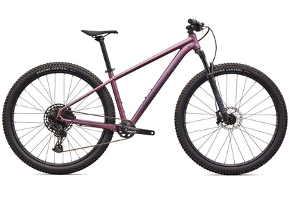 2026 Specialized Rockhopper Expert Unisex Mountain Bike, Satin Quartz Metallic / Mauve Metallic image 3
